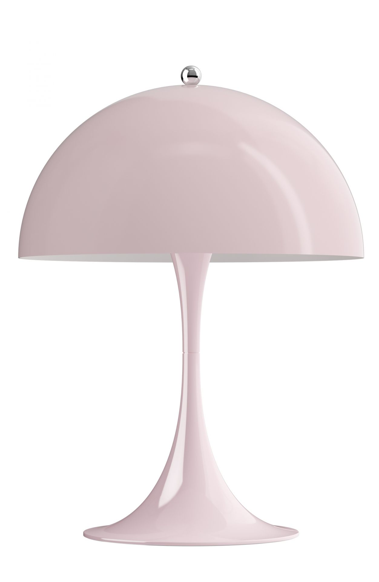 Panthella 250 Tischleuchte in Opal Pale Rosa von Louis Poulsen, modernes Design.