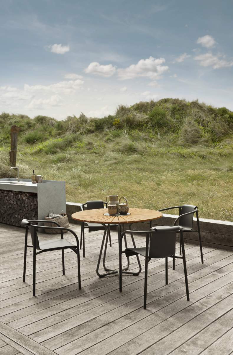 Nami Armrest Dining Chair Armlehnen Stuhl Outdoor Houe