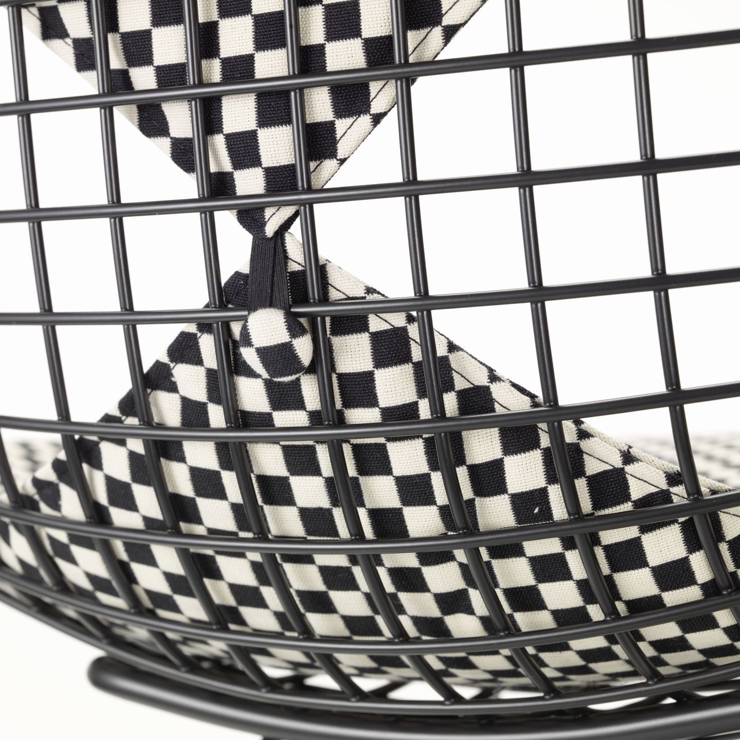 DKW-2 Wire Chair Stuhl mit Sitz und Rückenpolster Vitra