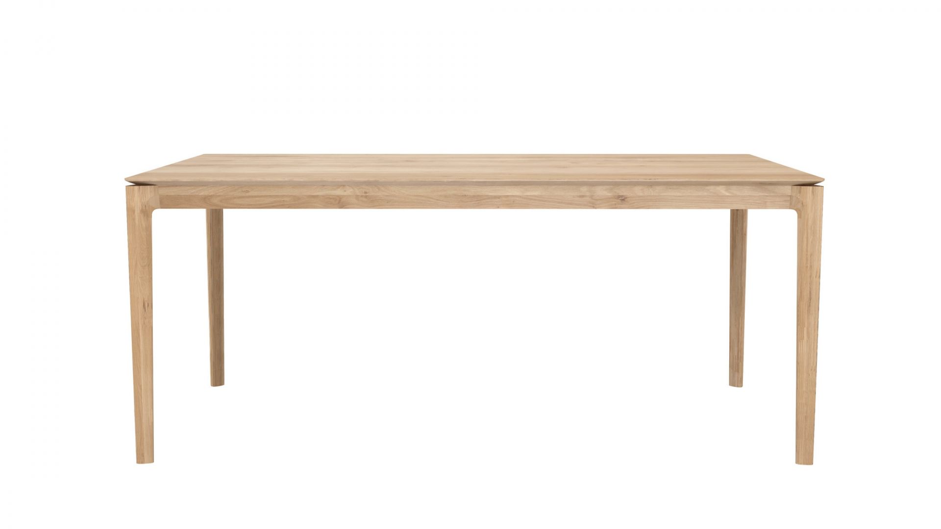 Esstisch Bok aus Eiche von Ethnicraft, B 180 cm. Moderner Holztisch mit schlichtem Design.