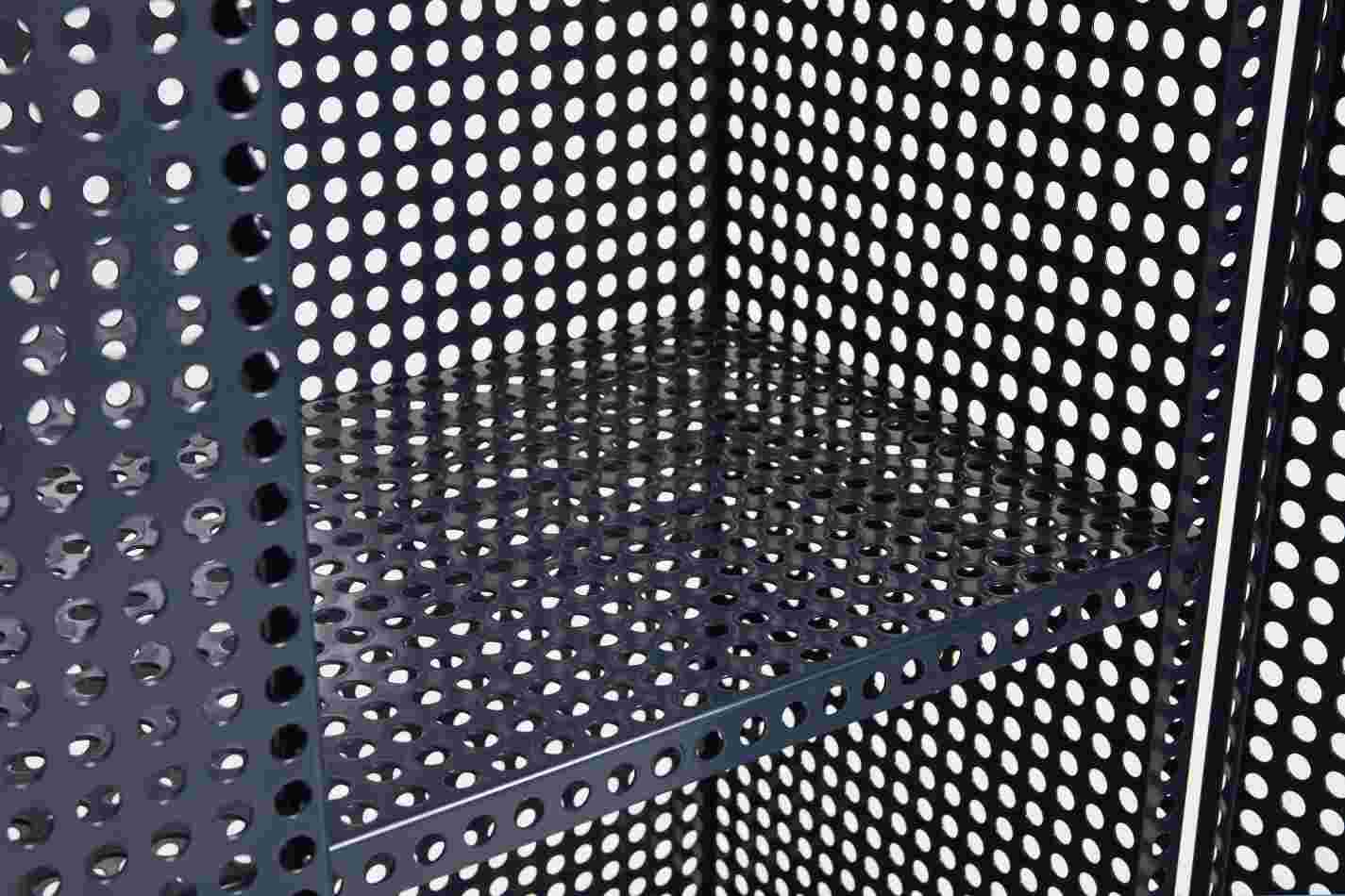 Perforated Cabinat Floor Large Sideboard Hay