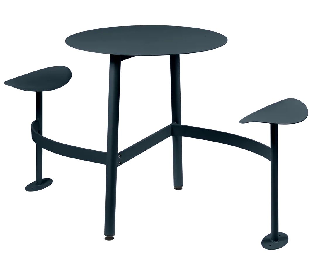 Bolder 2-Sitzer-Tisch mit Sitzflächen Outdoor Fermob