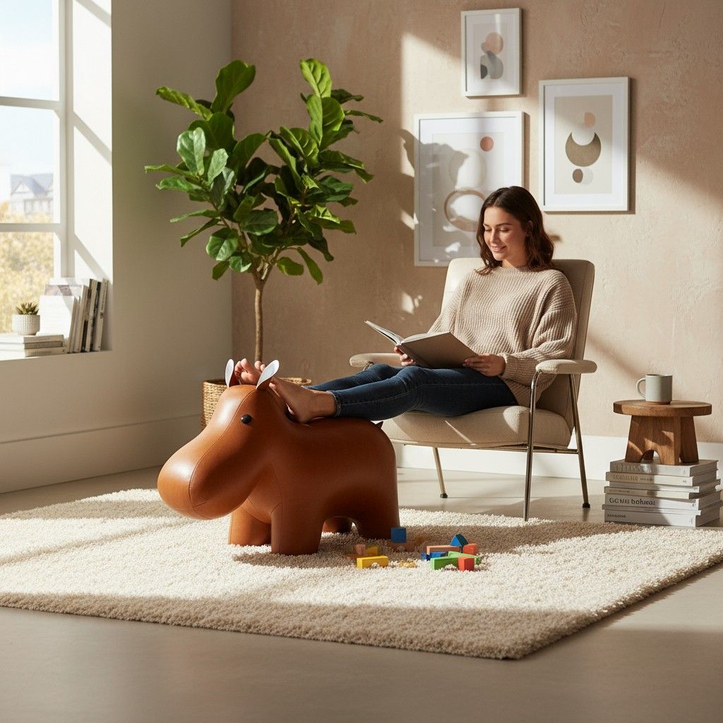 Ledertier XXL Hippo Züny