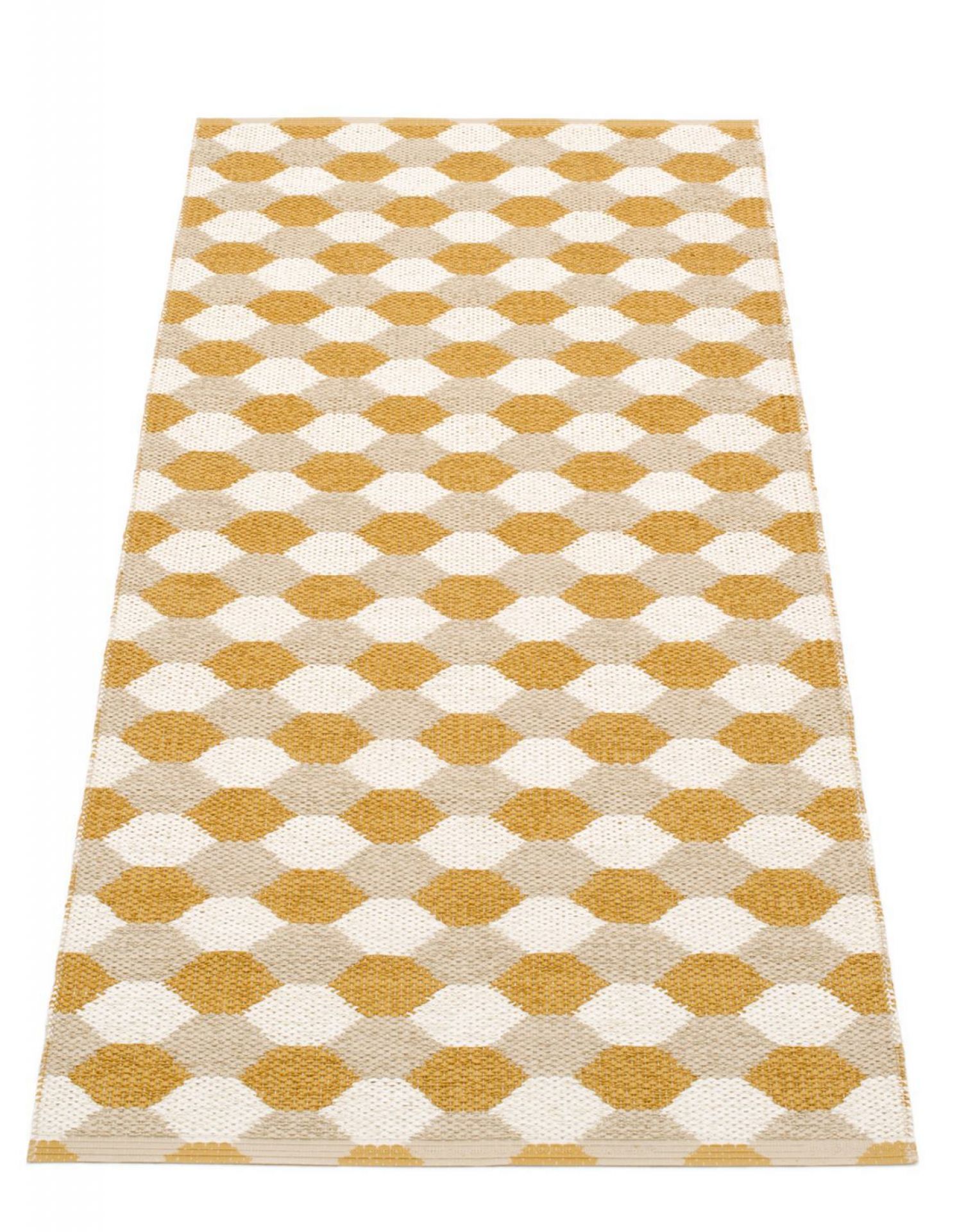 Dana Kunststoffteppich 70x160 OCKER / BEIGE / VANILLE Pappelina EINZELSTÜCK 
