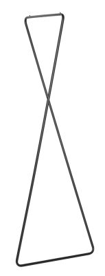 Schwarze Linnea Wandgarderobe von Schönbuch, minimalistisches Design aus Metall für Flur und Eingangsbereich.