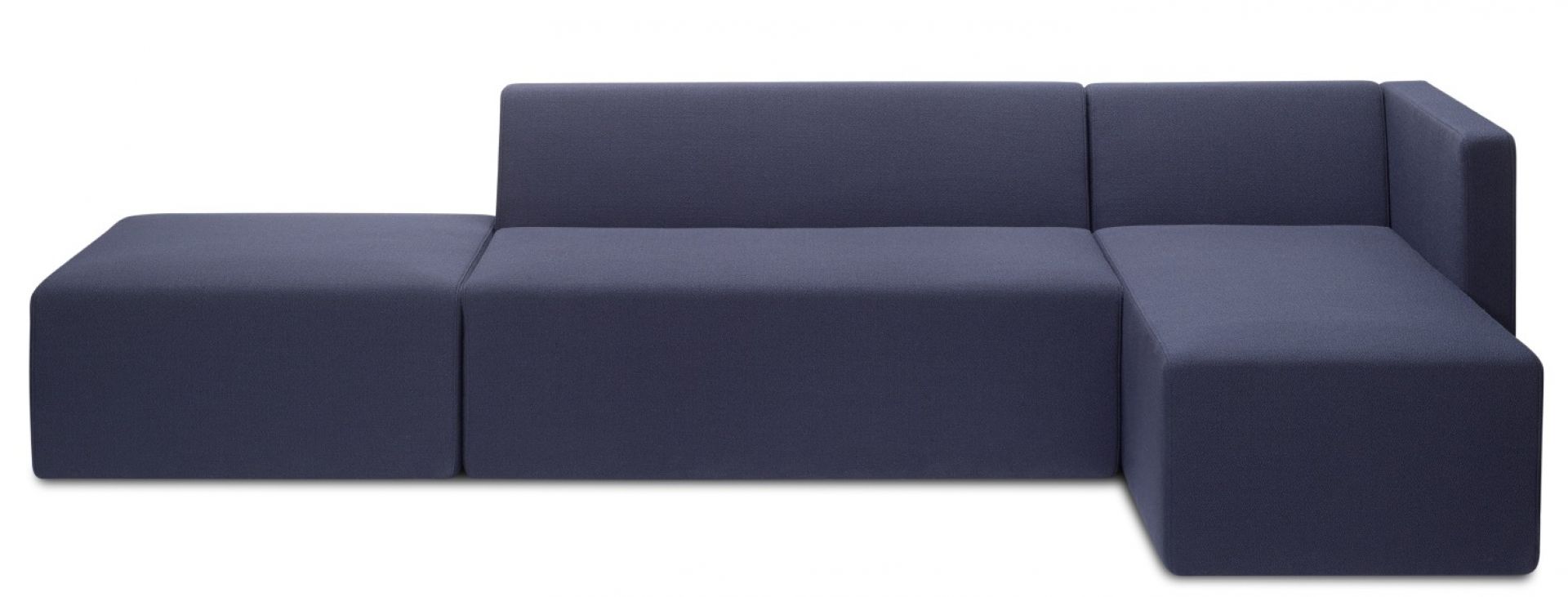 SF06 Kerman Modulsofa von e15 in Blau, modernes Design für Wohnzimmer und Lounge.