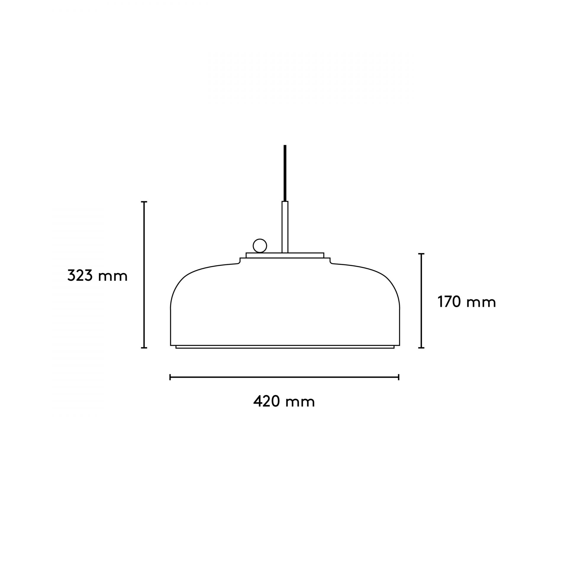 Podgy Pendant Pendelleuchte Please Wait to be Seated Weiß / Weiß Dimmer
