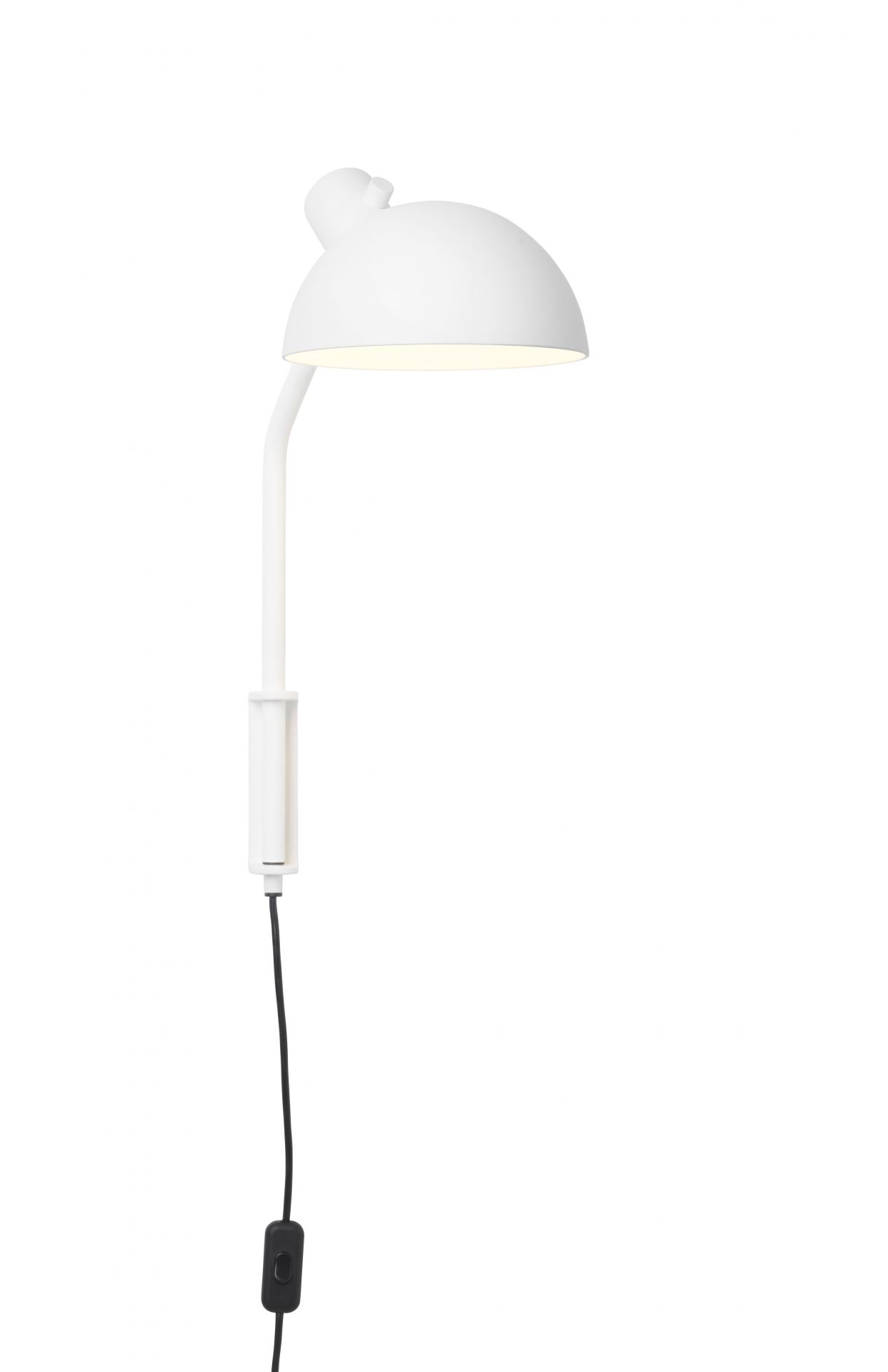 Weiße MO300 Wandleuchte von Carl Hansen & Søn, modernes Design für Wohnzimmer und Schlafzimmer.