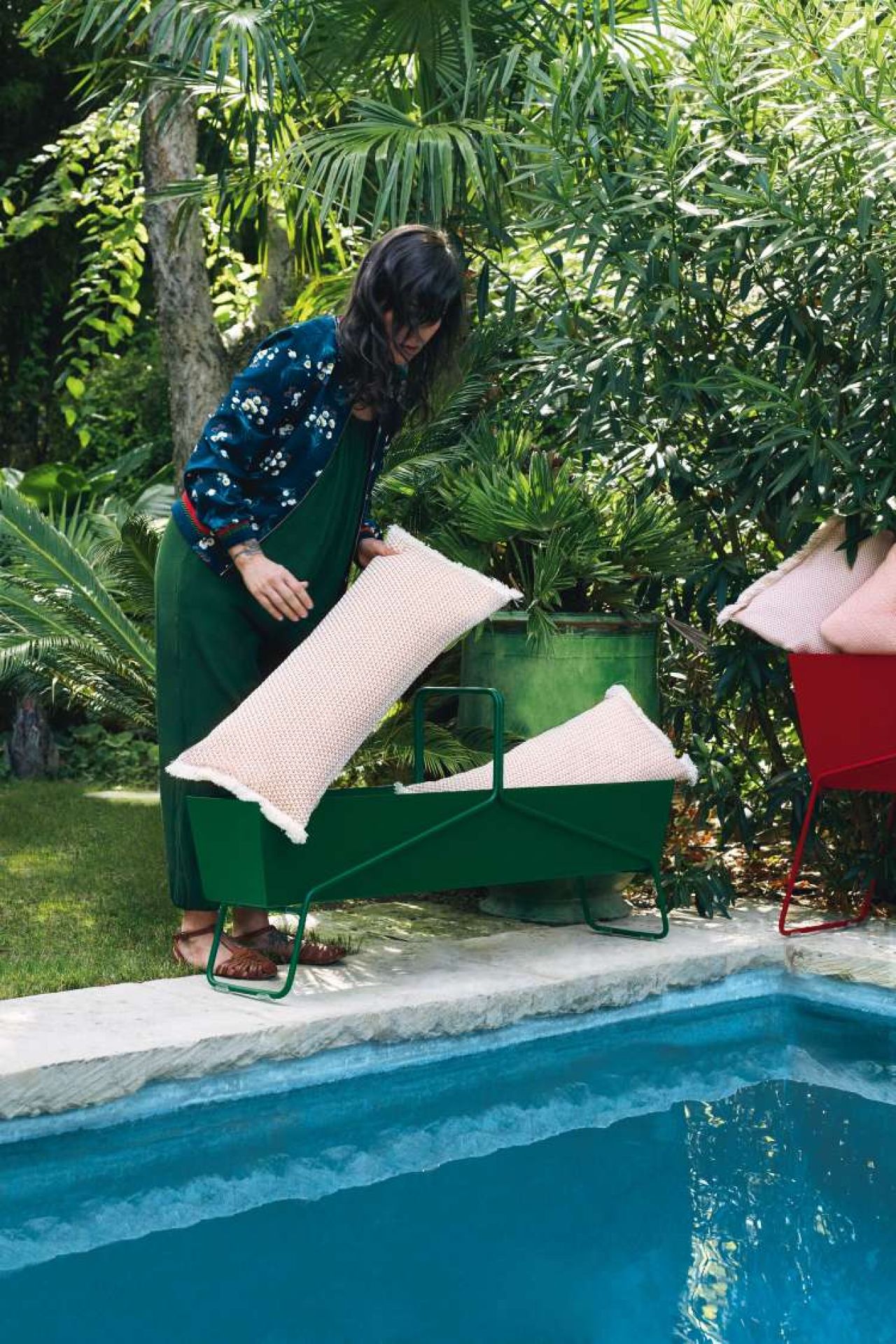 Basket Blumenkasten lang Fermob