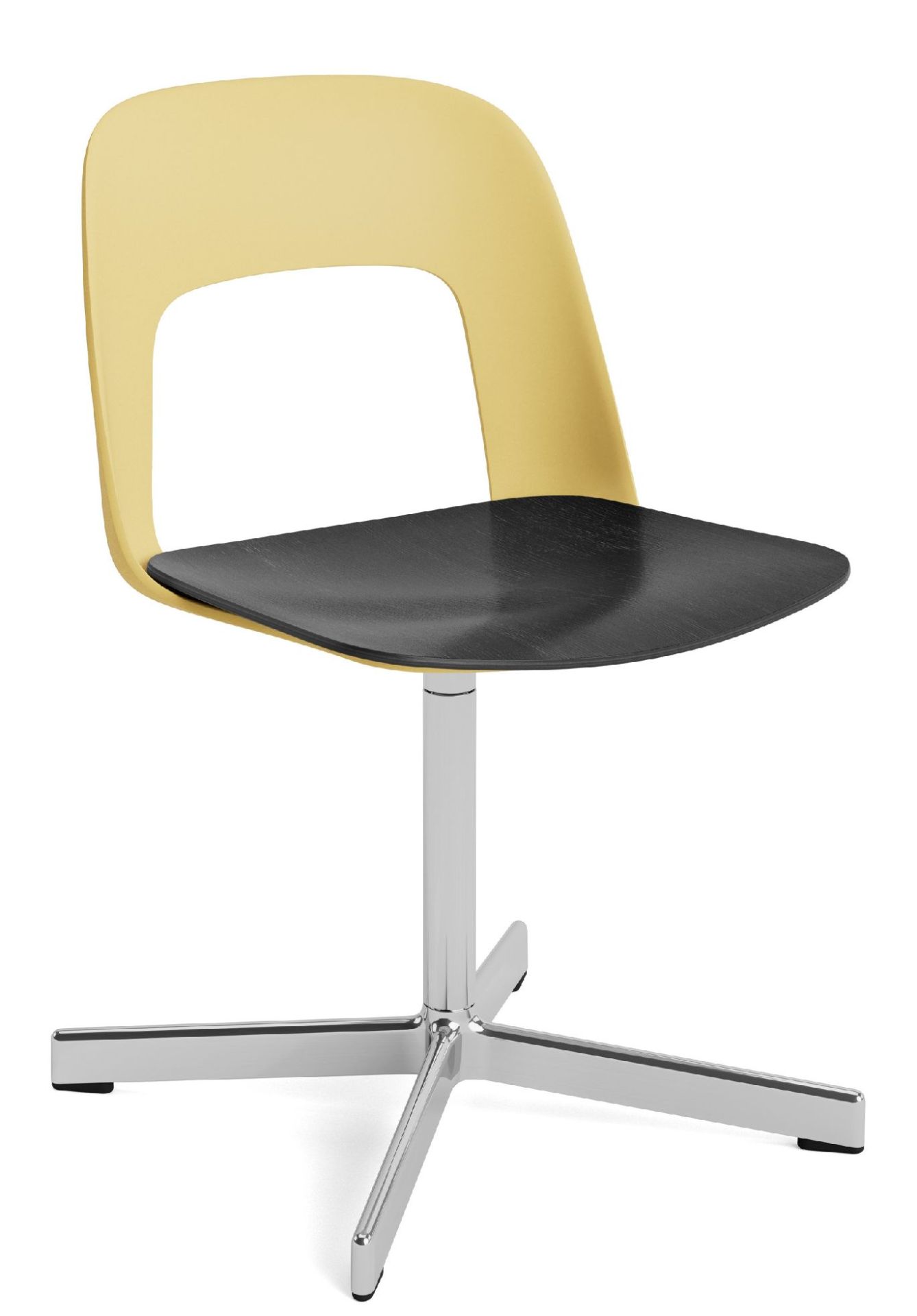 Layout Side Chair 132 4-Stern Drehfuß Stuhl Hay