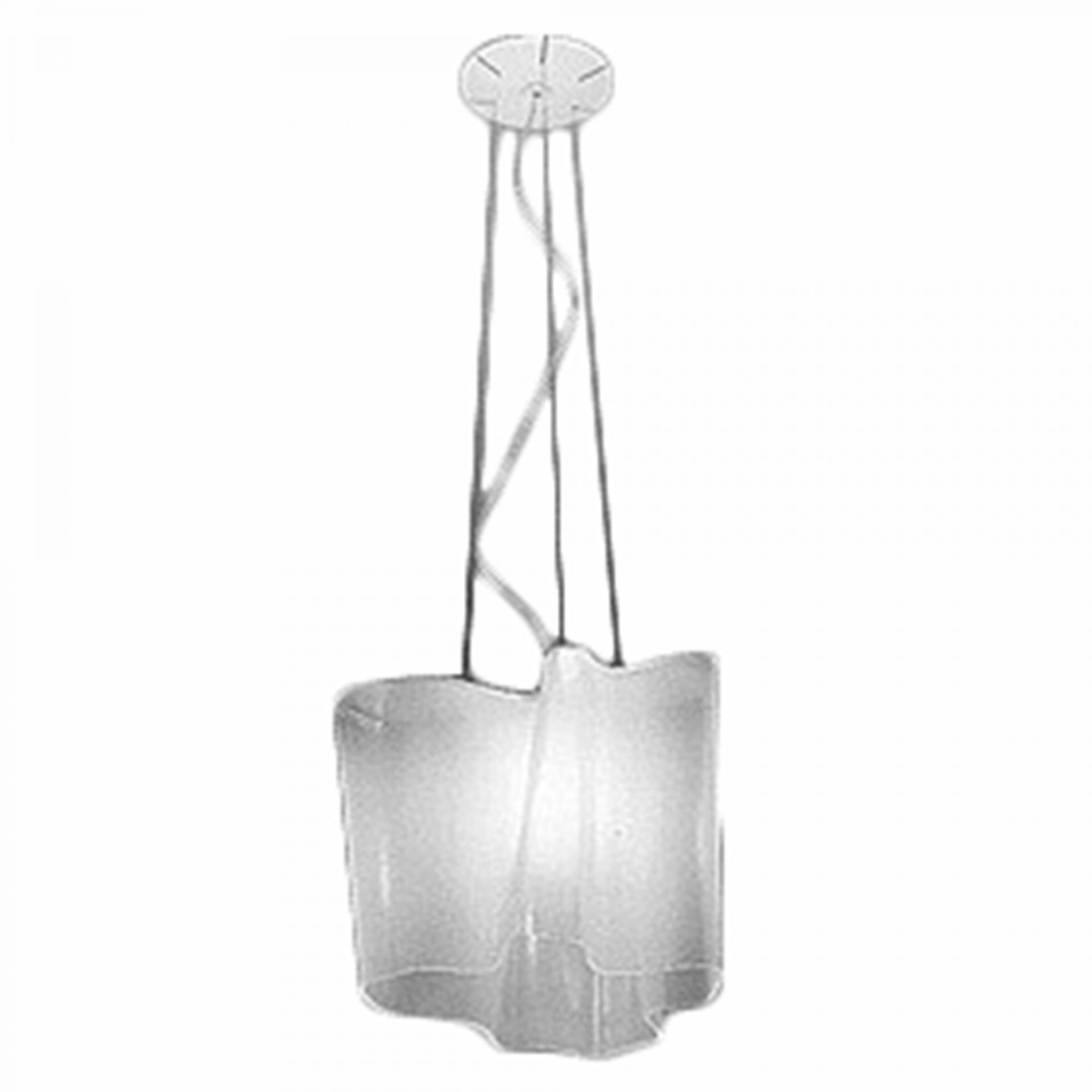 Logico Pendelleuchte von Artemide: Elegante Hängelampe mit diffusem Licht und modernem Design.