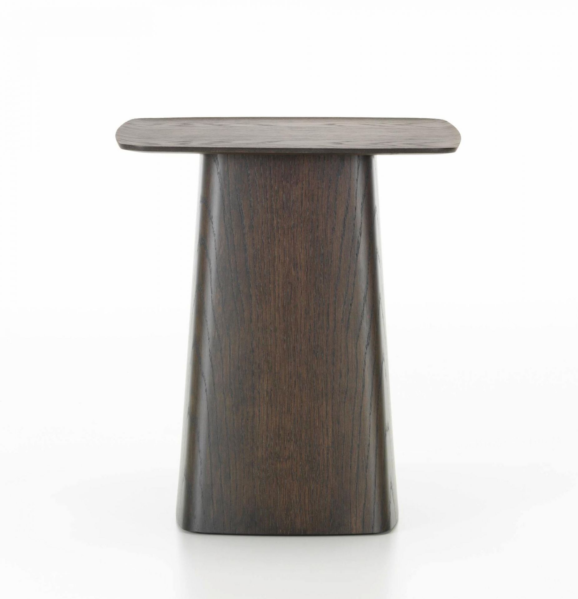 Holz Beistelltisch in Vitra-Eiche hell, quadratische Tischplatte, ideal als Nachttisch oder kleiner Ablagetisch.