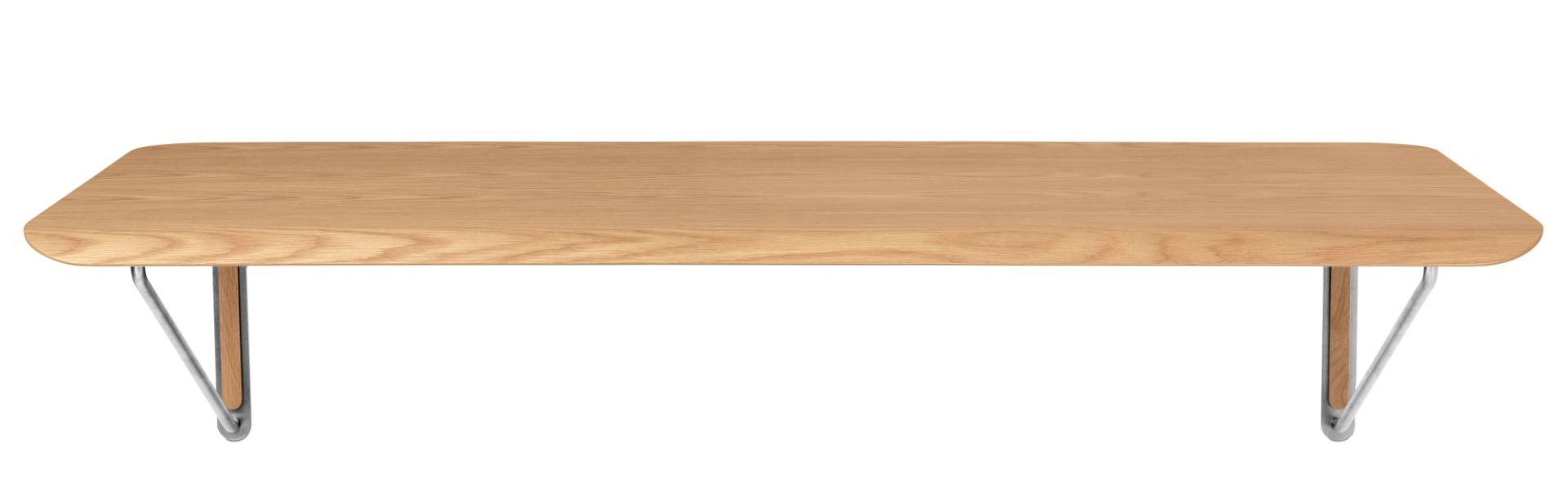 AB019 Wandschreibtisch von Carl Hansen & Søn aus Eiche mit Stahlgestell, modernes Design.