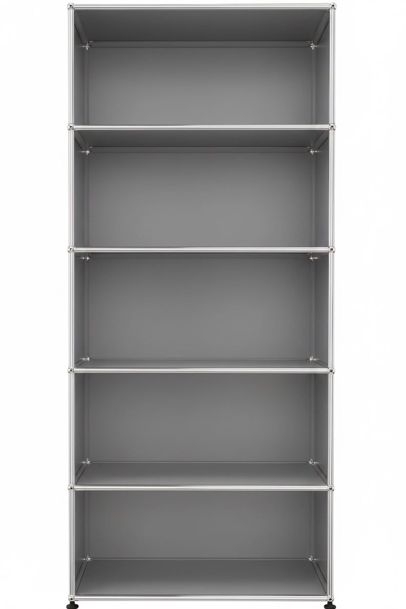 USM Haller Regal Offen H 179 cm Mittelgrau