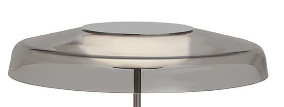 Ersatzschirm für Dora Tischleuchte: Schirm in Silber für Oluce Dora 271 Lampe.