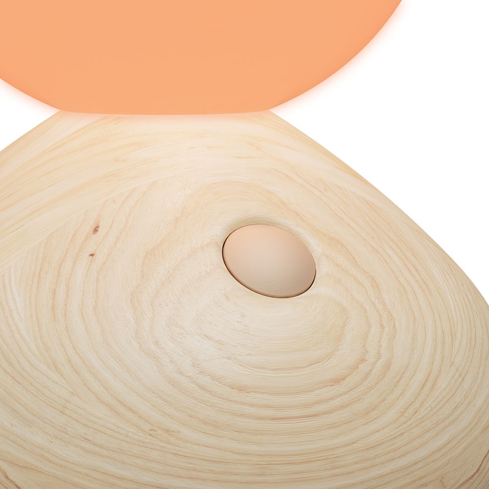 Sun Home Lichtskulptur / Tischleuchte Grau