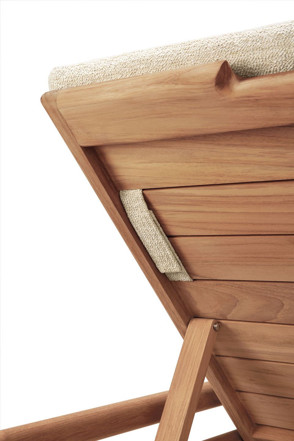 Jack Outdoor verstellbare Liege Teak Ethnicraft Natural