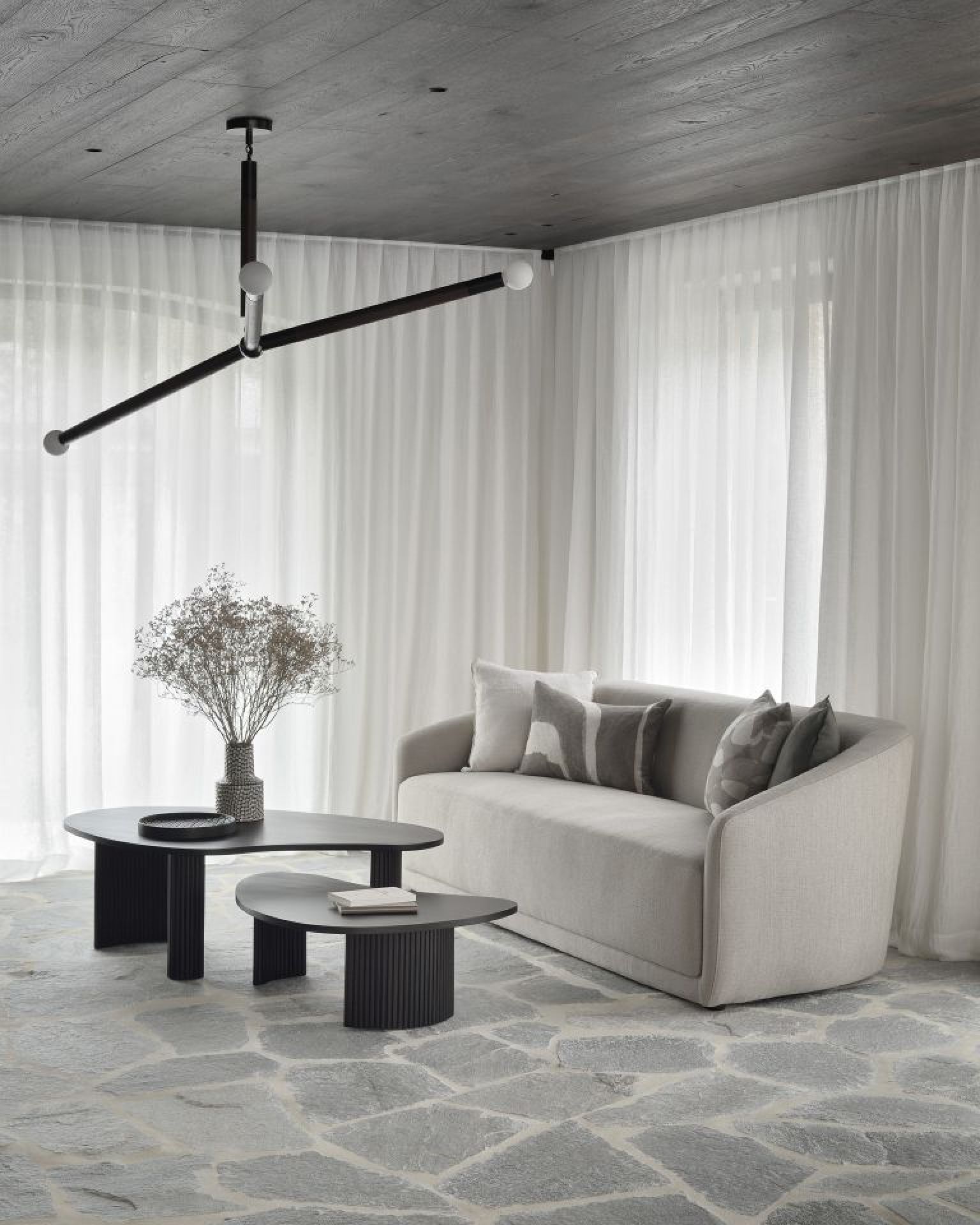 Boomerang Couchtisch Mahagoni Ethnicraft