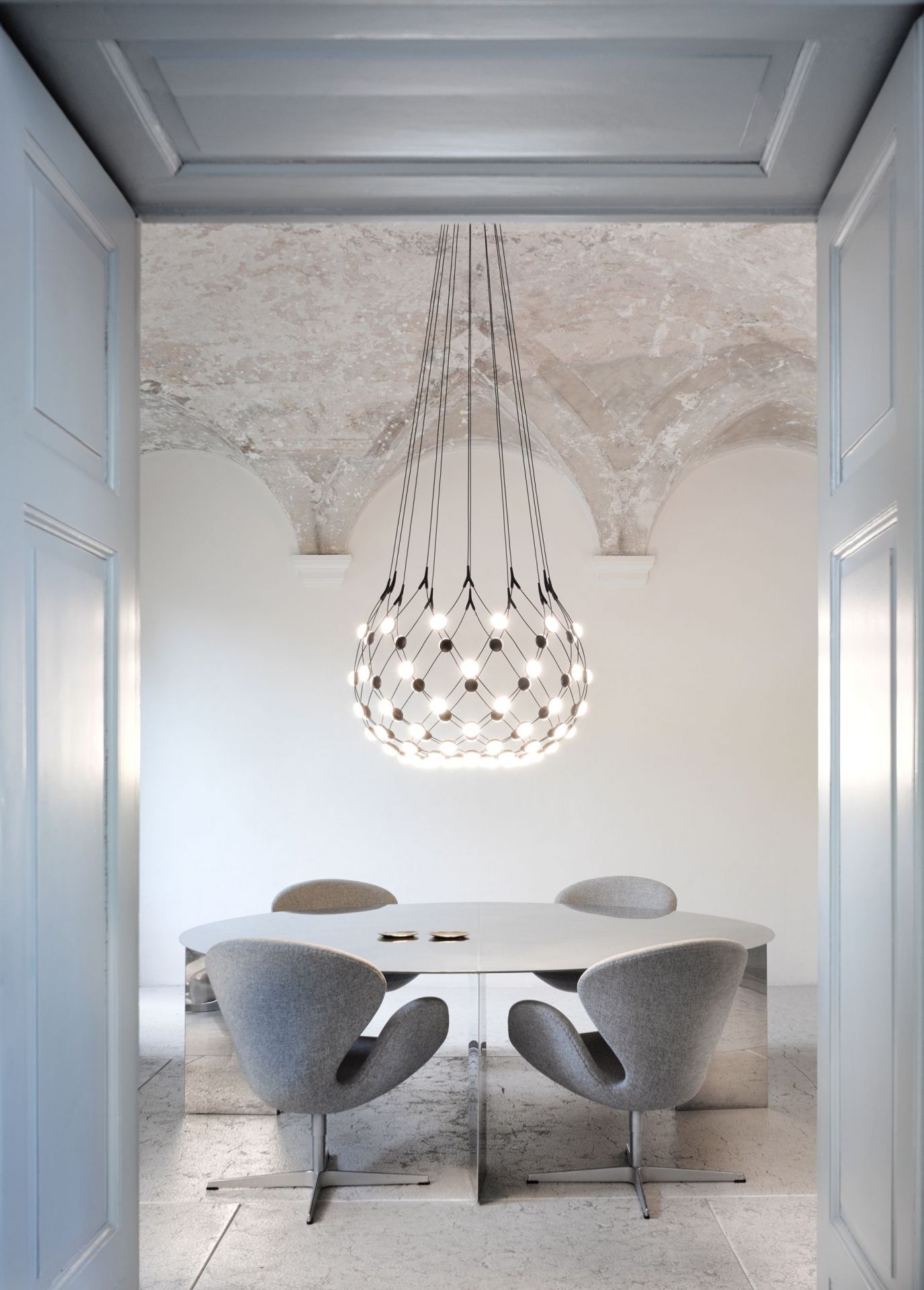 D86 Mesh Deckenleuchte Luceplan