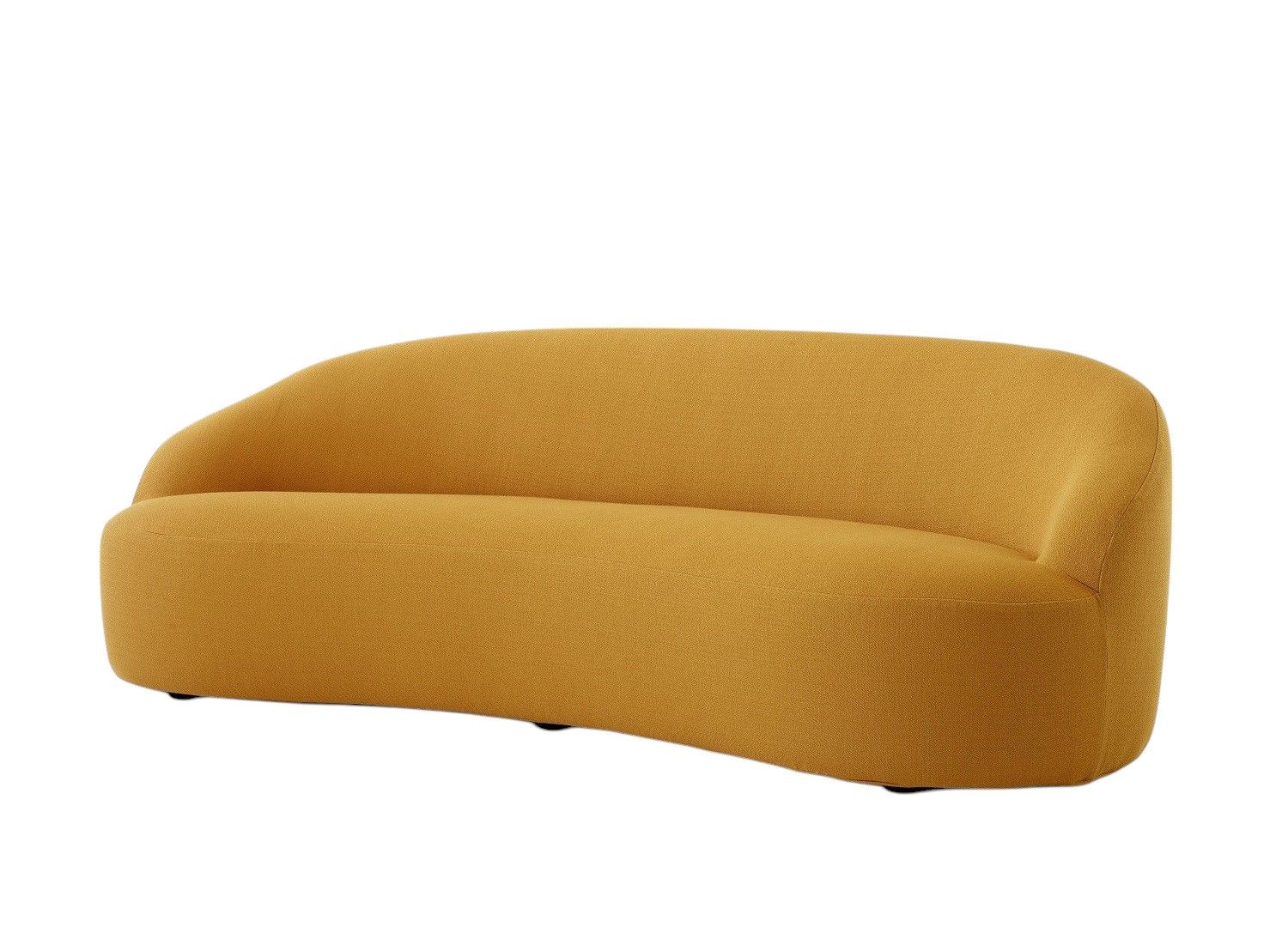 Gelbes Margas Sofa von AndTradition, modernes Design Sofa für Wohnzimmer und Lounge.