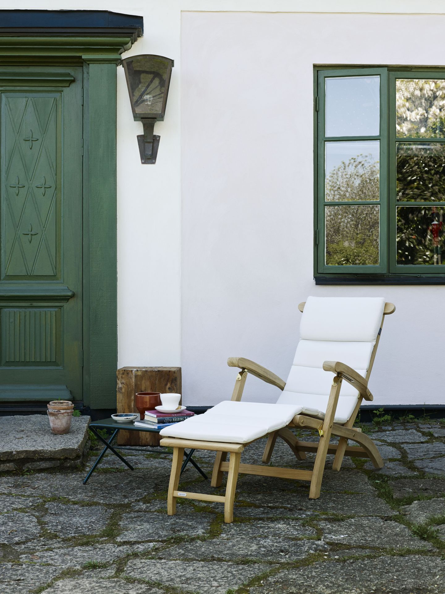 Steamer Deck Chair Liegestuhl Outdoor Skagerak by Fritz Hansen