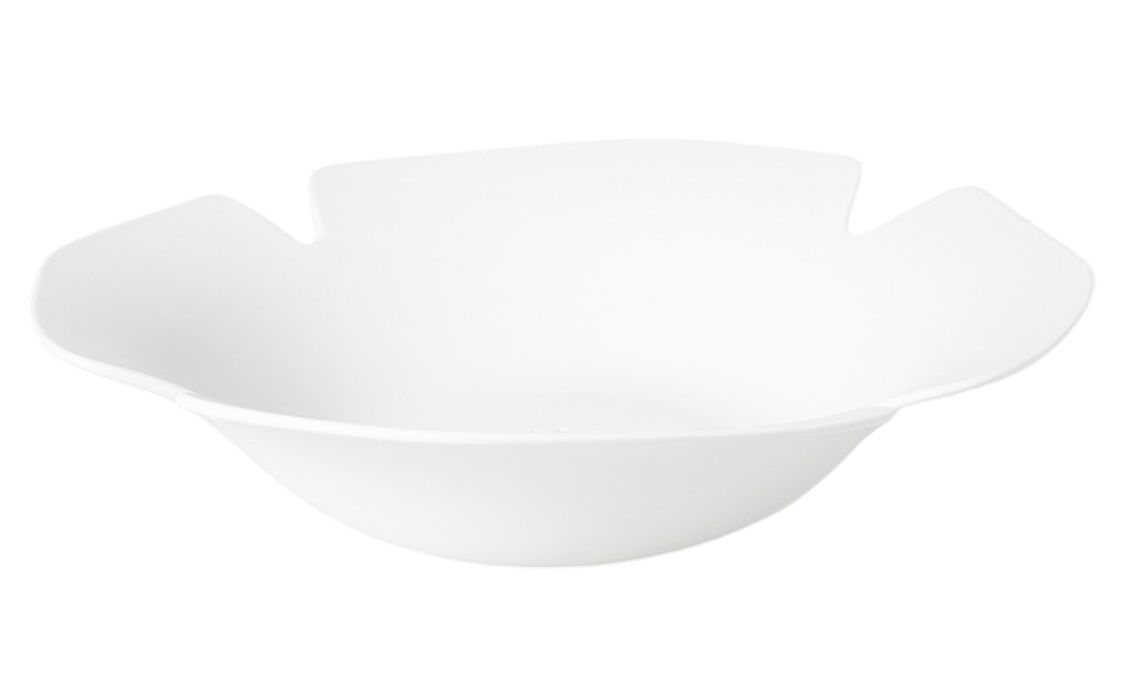 Weiße "Das Blühende Leben" Schale von Räder, moderne Dekoschale für Obst, Gemüse oder als Pflanzschale.