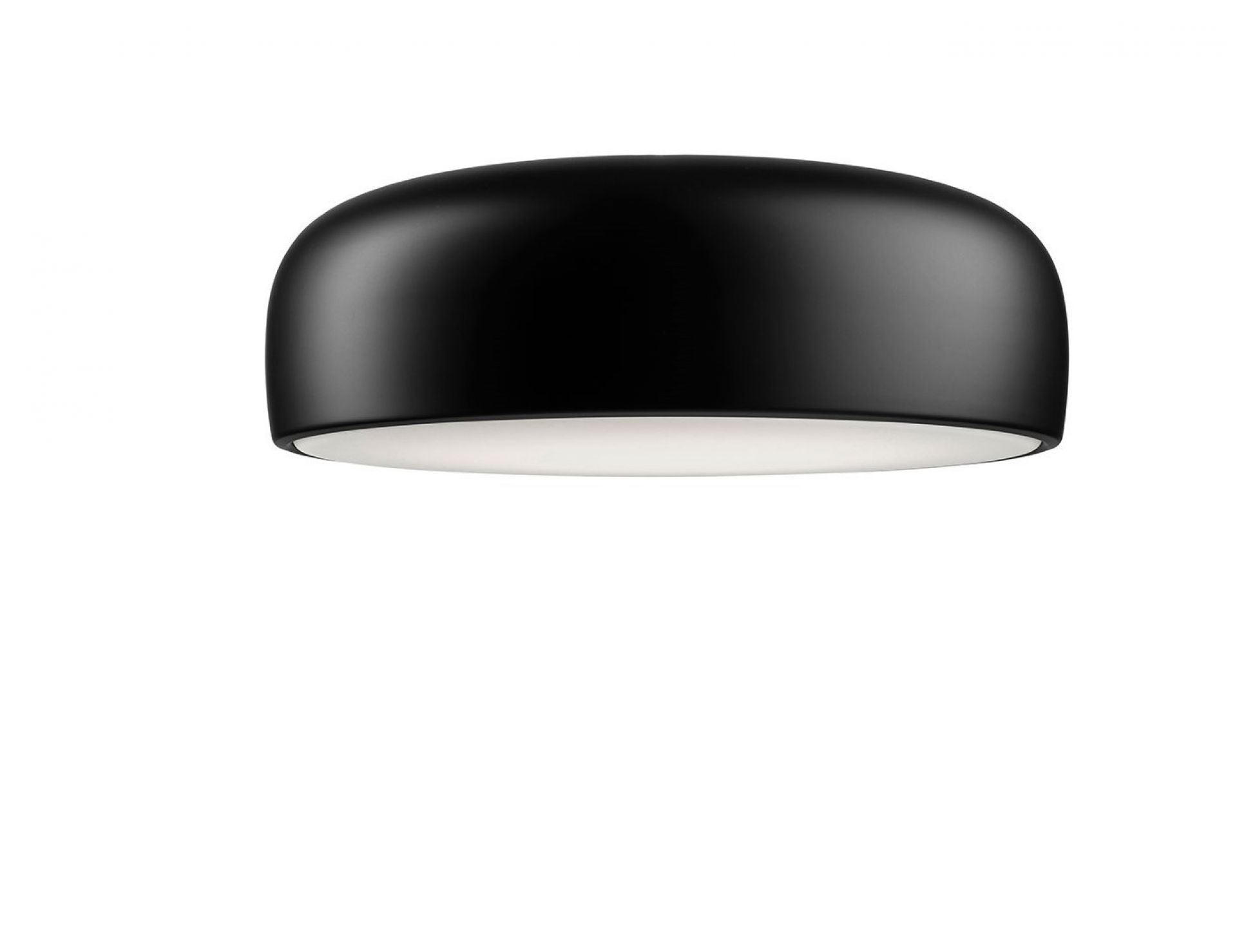 Schwarze Smithfield Deckenleuchte von Flos: Moderne Innenleuchte für Wohnzimmer und Esszimmer.