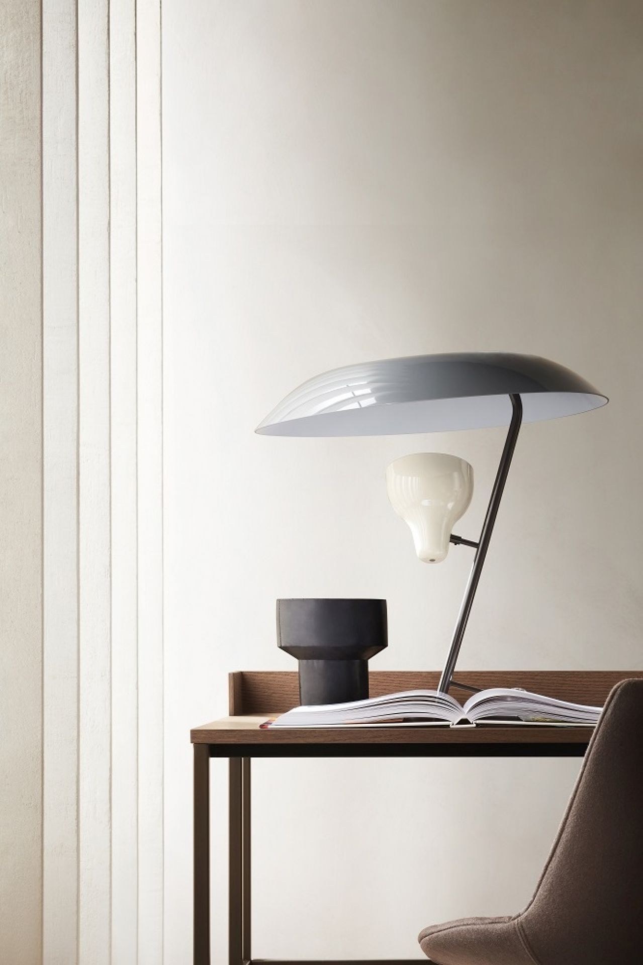 VENTI HOME LIGHT Desk Schreibtisch MDF Italia Blecheiche / Weiß matt