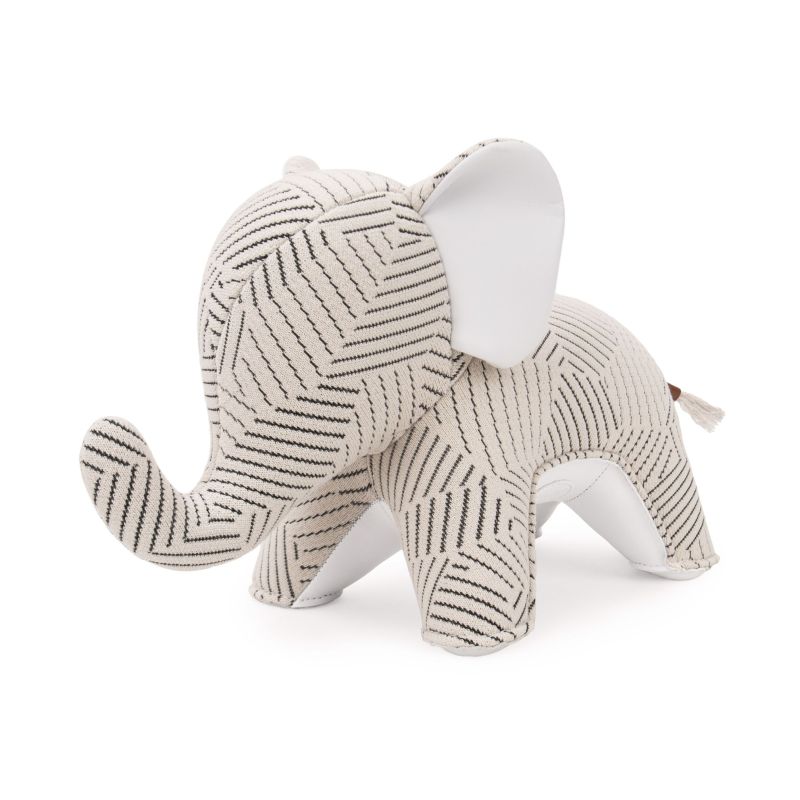 Buchstütze Elefant Abby Razzle Dazzle weiß Züny x KVADRAT