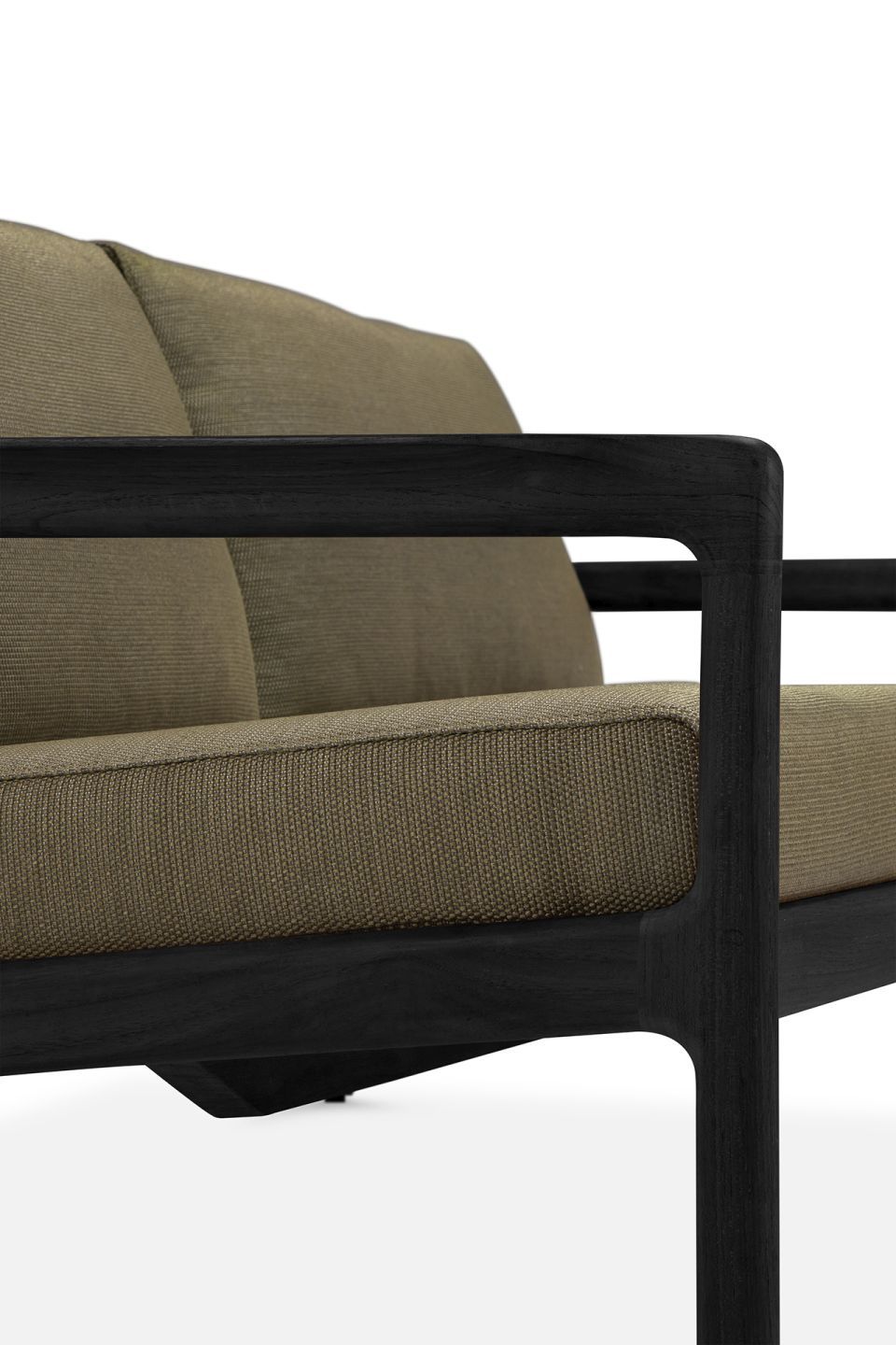 Jack Outdoor 2- Sitzer Sofa Teak Schwarz lackiert Ethnicraft