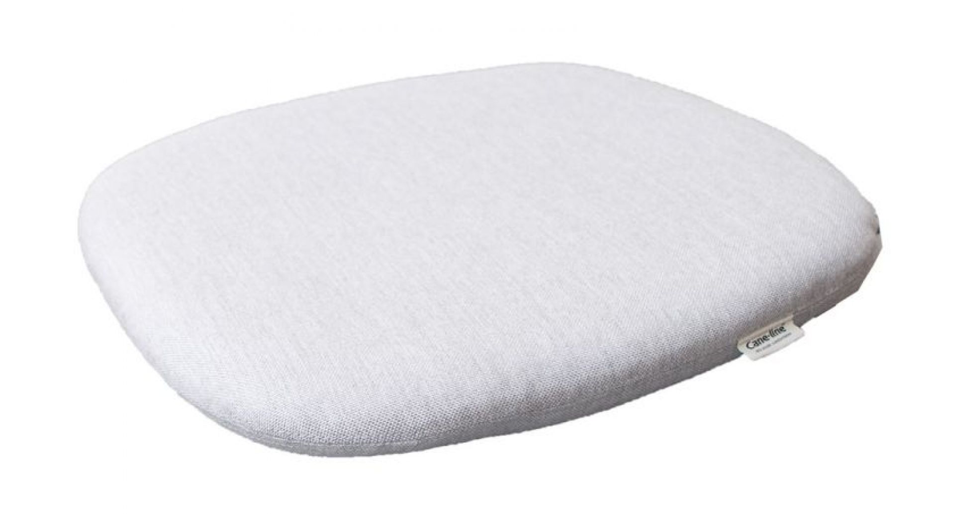 Hellgraues Peacock Outdoor Kissen für Barhocker von Cane-Line, bequeme Sitzauflage für den Außenbereich.