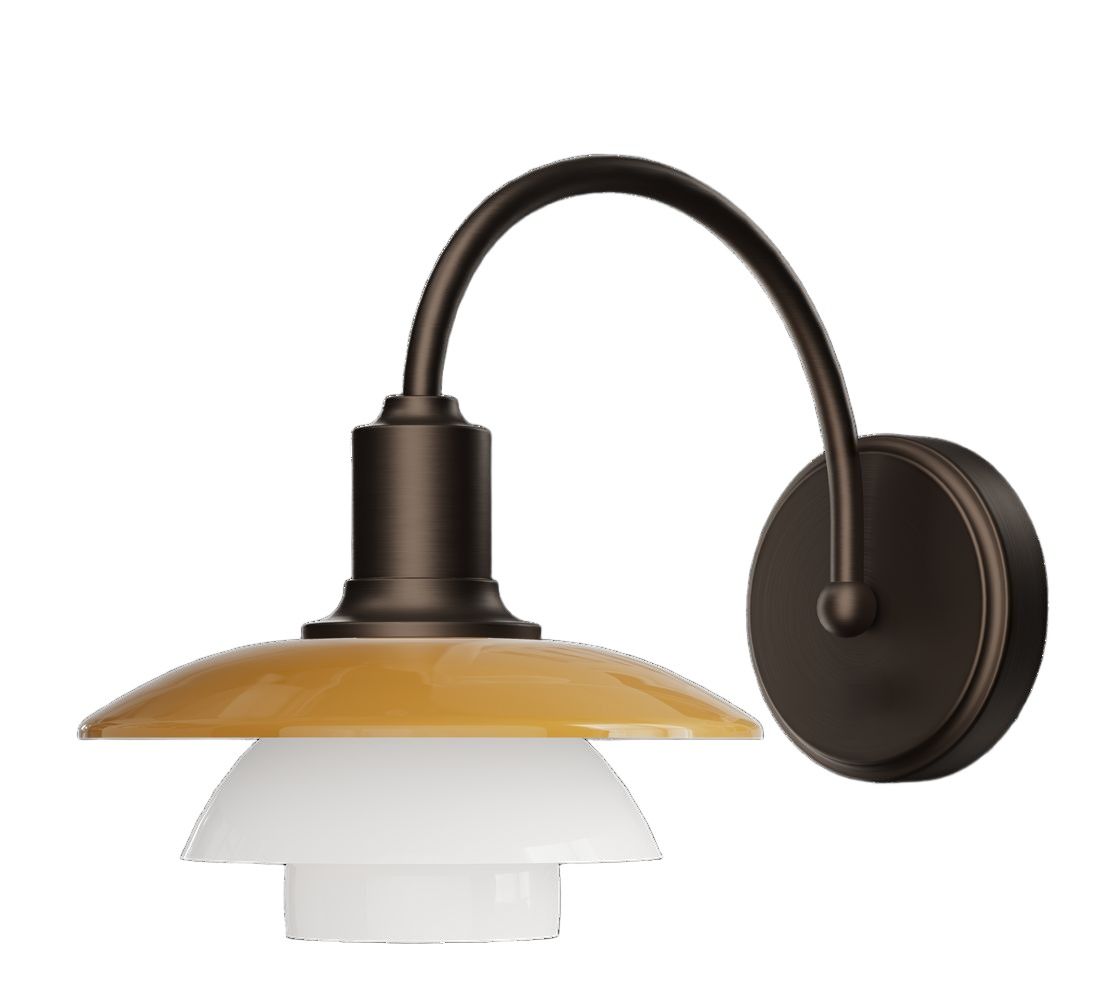 PH 2/2 Wall lamp Wandleuchte CENTENARY EDITION Amber/Opal White Louis Poulsen