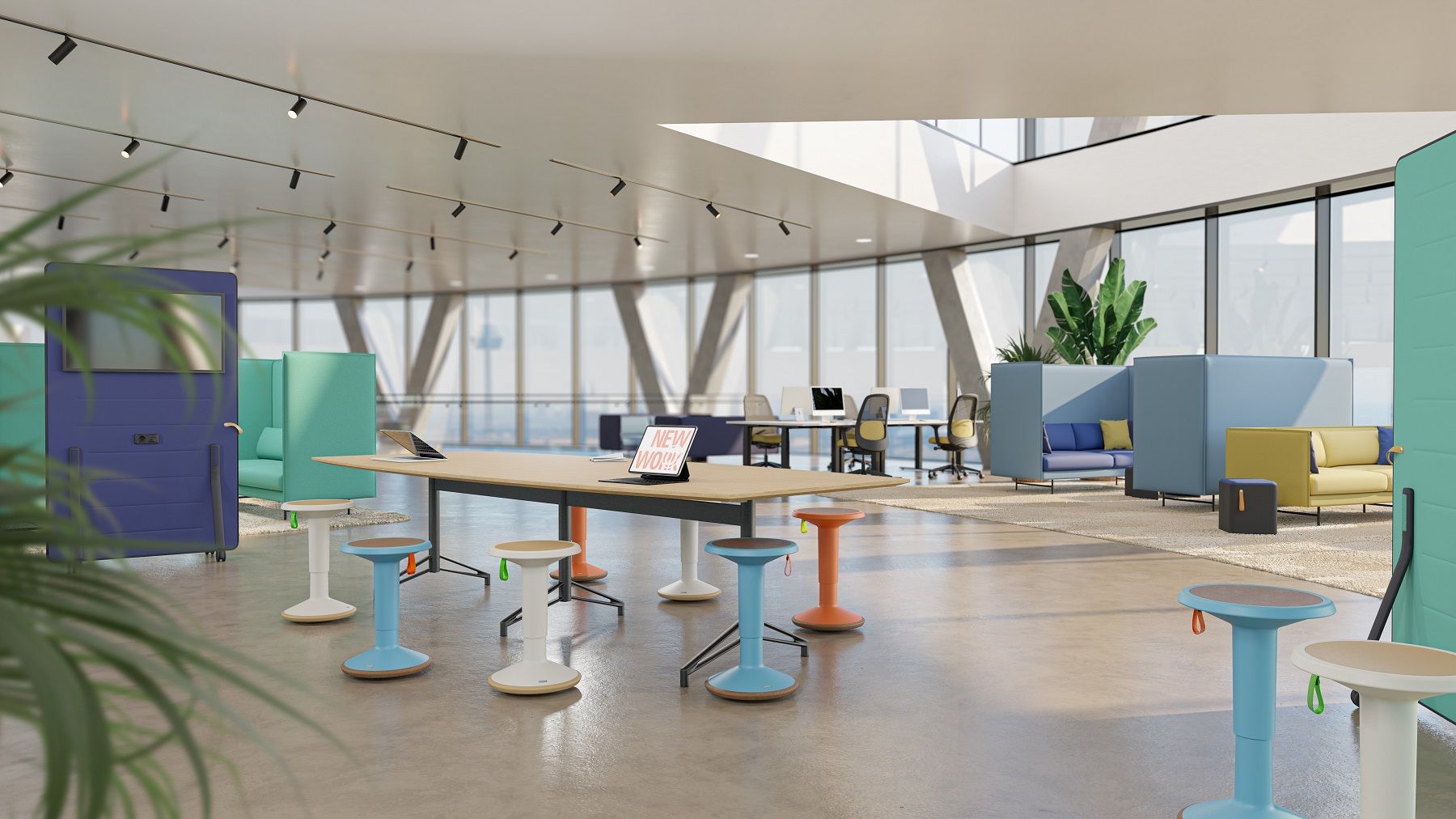 ECO UP Sitzhocker Interstuhl