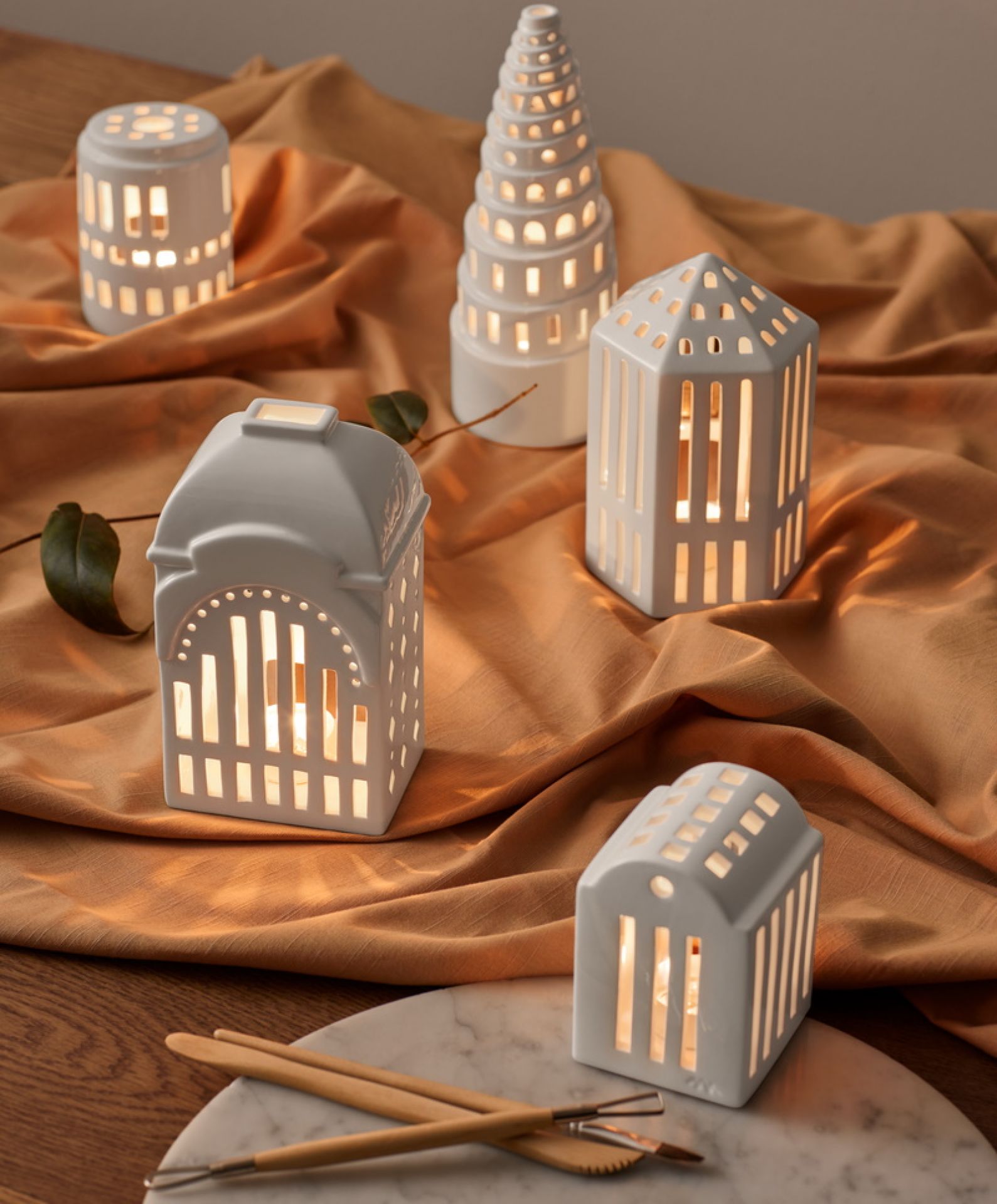 Urbania Lichthaus Tivoli H 18,5 cm Kähler EINZELSTÜCK