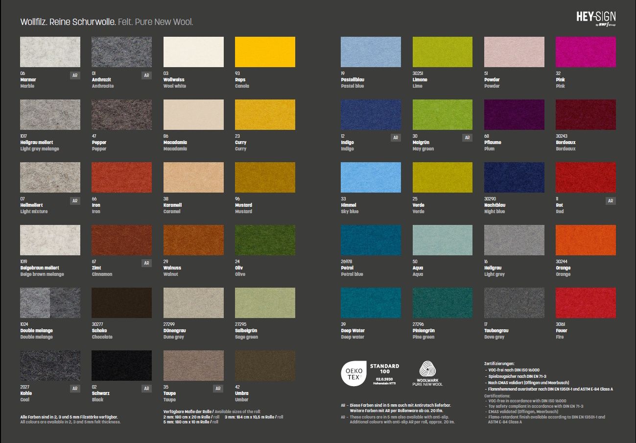 Welle Deckenobjekt inkl. Aufhängevorrichtung HEY - SIGN by BWF Group