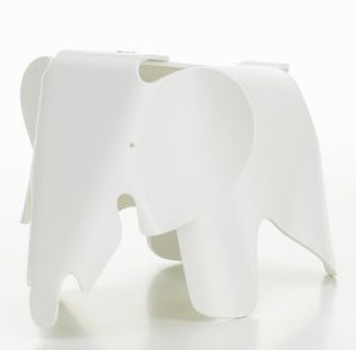 Eames Elephant Small klein RE Vitra Weiß