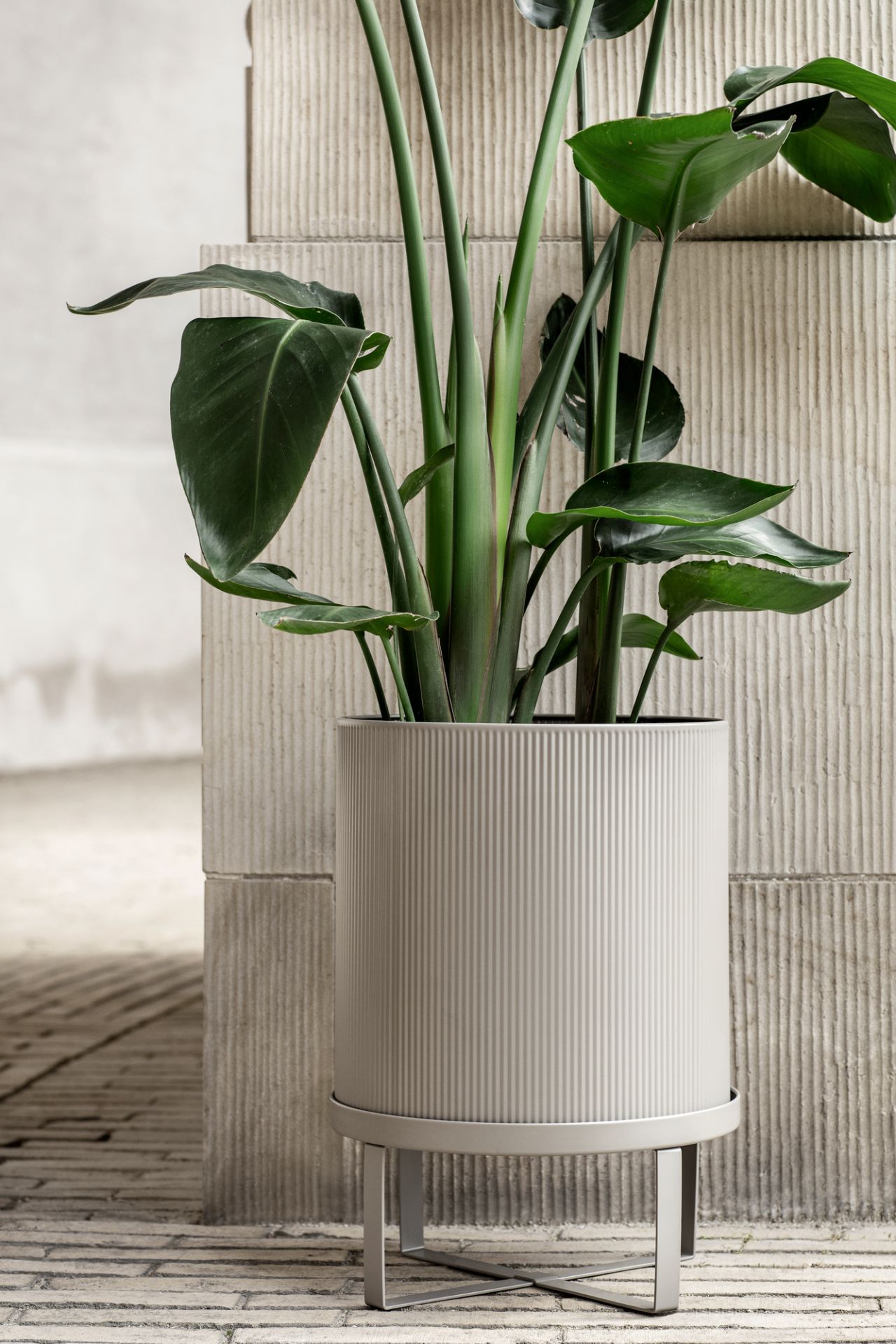 Bau Pot Blumentopf Groß Ferm Living Schwarz