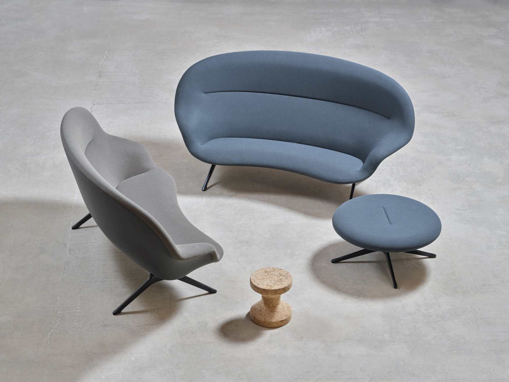 Abalon Platform Ottoman Vitra