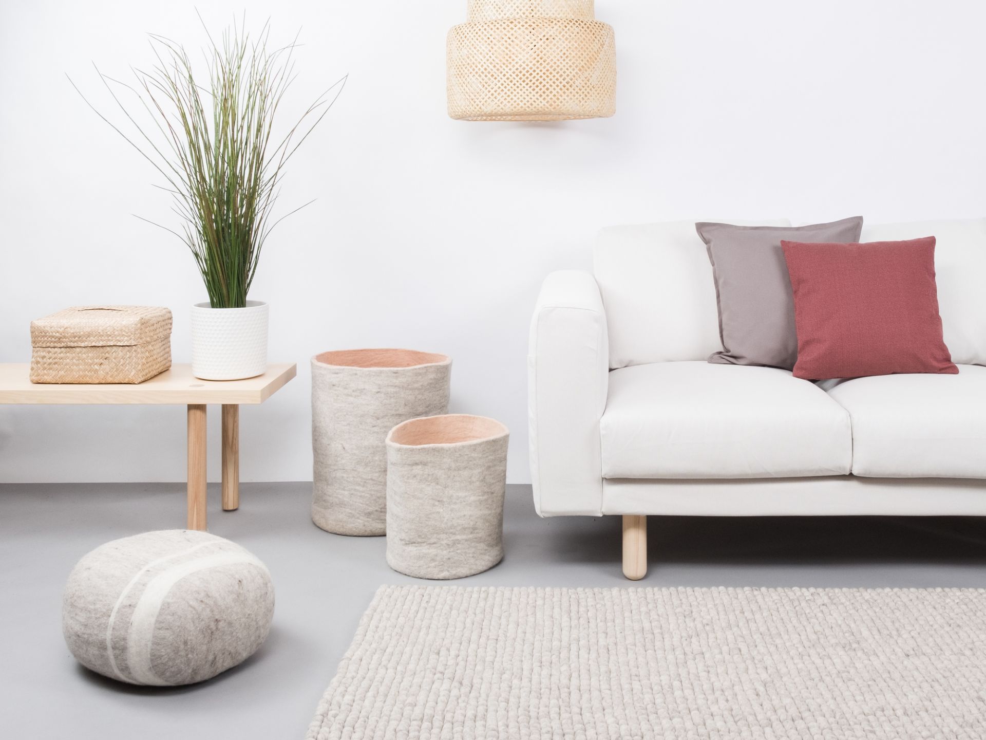 Filzkugel Teppich 120x170 cm myfelt