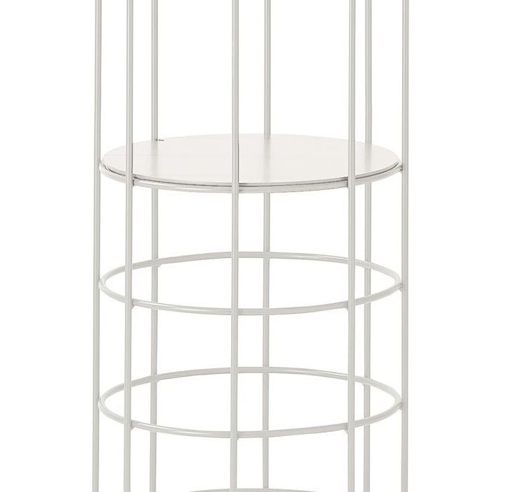 Weißer Einlegeboden für Richard Lampert Bazar Standgarderobe, passend für modulare Garderobensysteme und Kleiderständer.