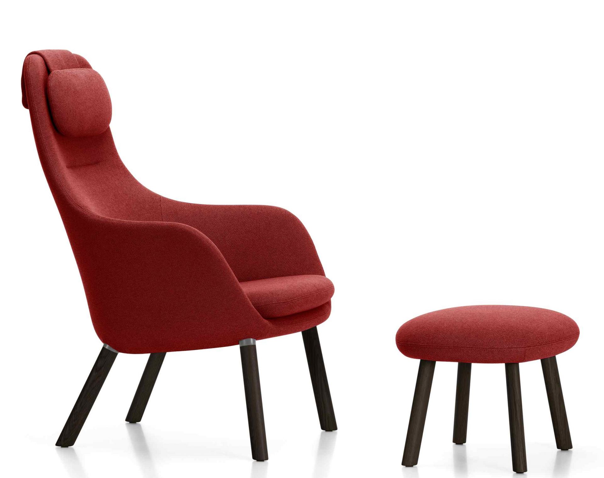 Hal Lounge Chair Sessel + Ottoman Sitzkissen lose Vitra