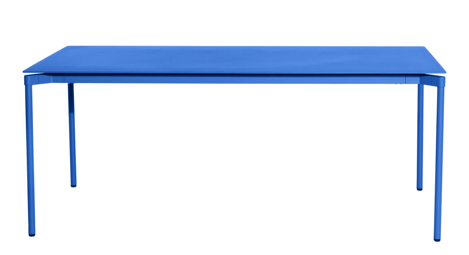 Blauer Fromme Esstisch rechteckig von Petite Friture, moderner Küchentisch mit minimalistischem Design.