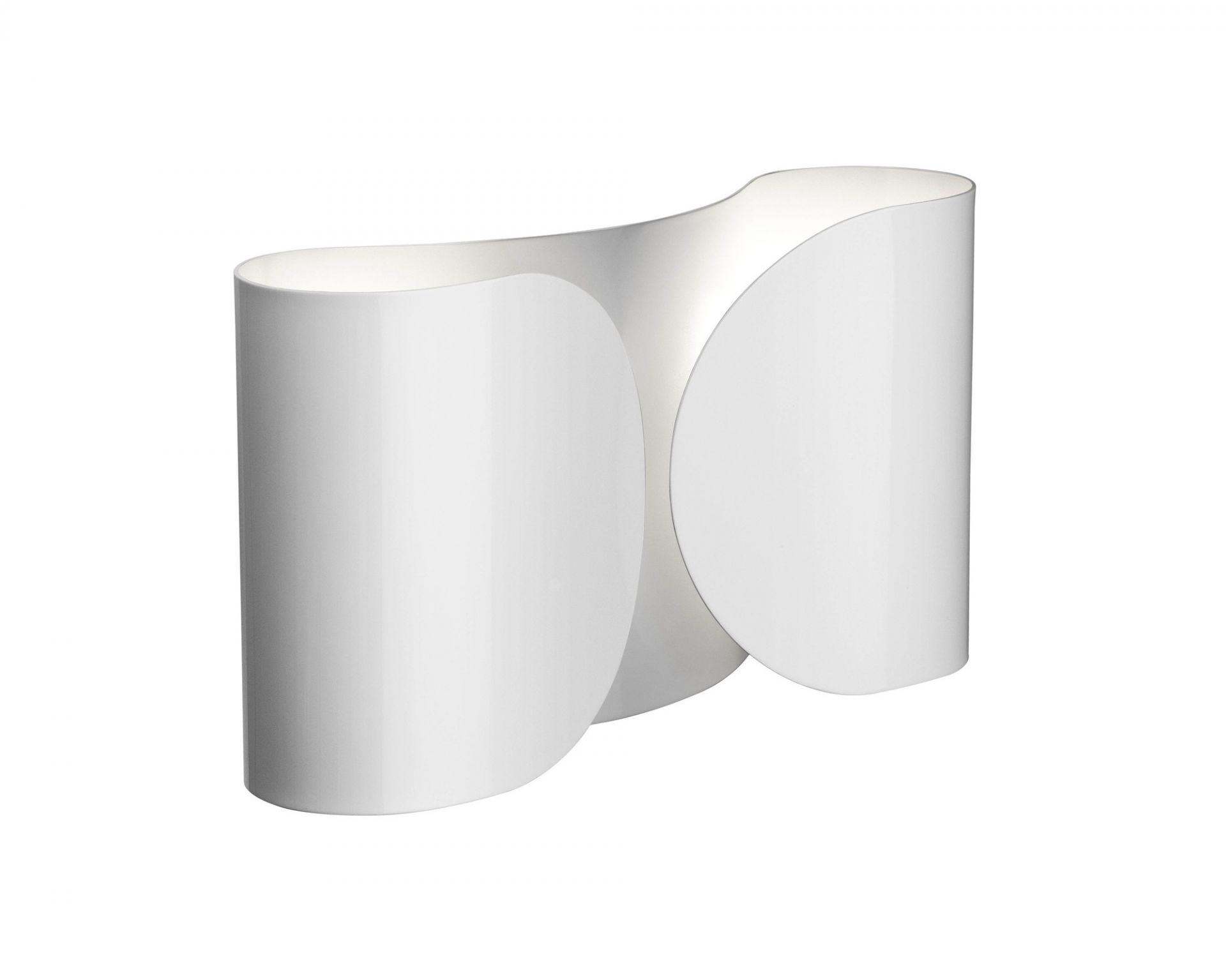 Weiße Foglio Wandleuchte von Flos: Moderne, indirekte Beleuchtung für Wohnzimmer und Schlafzimmer.