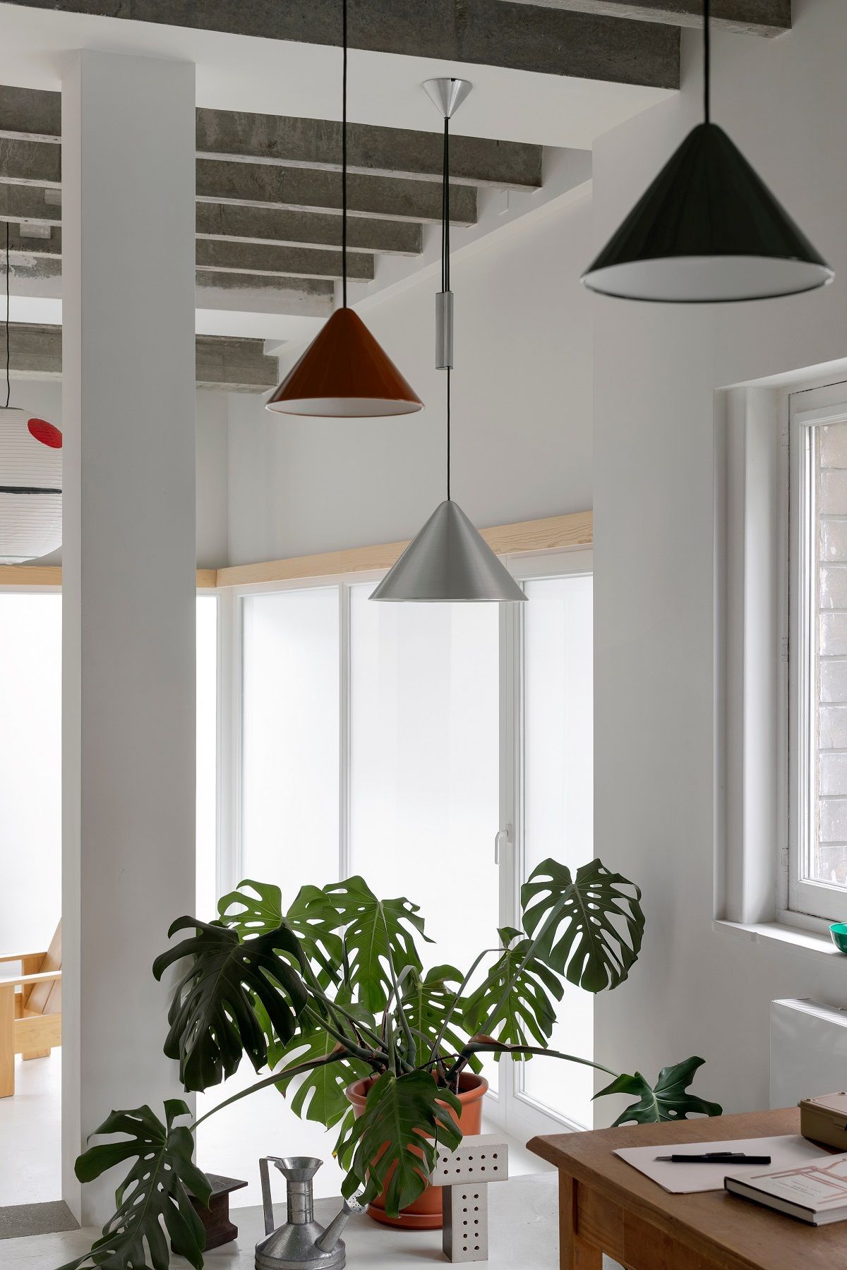 Compass Pendant 430 Pendelleuchte Aluminium brushed Hay