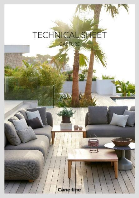 Capture Outdoor 2 Sitzer Sofa Modul Cane-Line