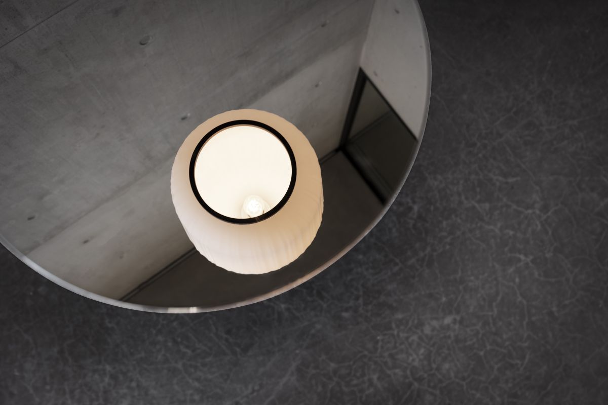 Plissée Pendelleuchte Messing ClassiCon