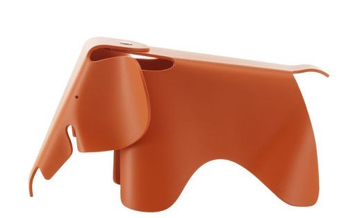 Eames Elephant Small klein RE Vitra Red Orange