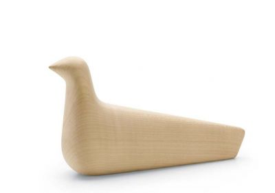 L'Oiseau von Vitra: Holzfigur einer Friedenstaube, modernes Designobjekt für Wohnaccessoires und Dekoration.