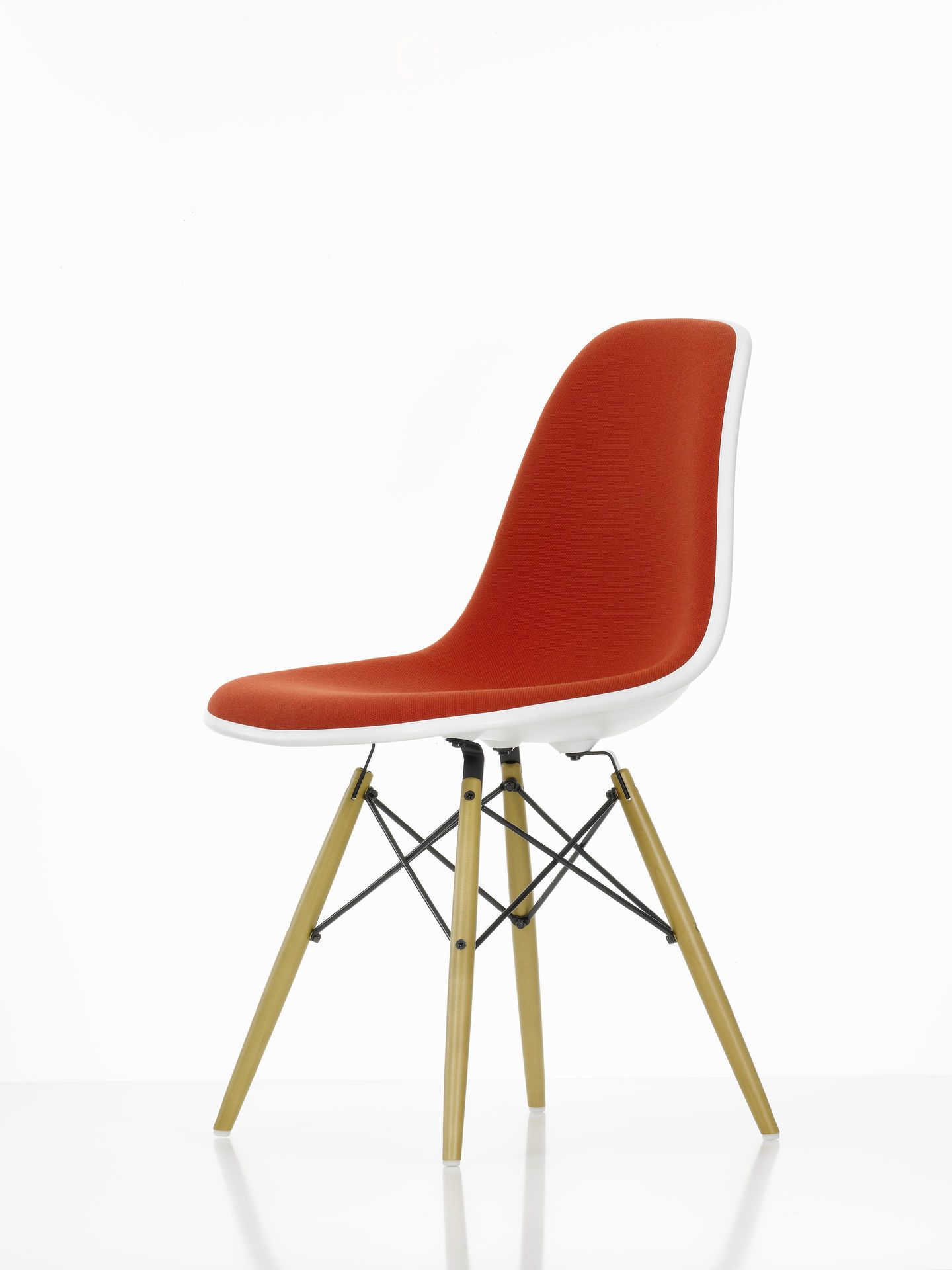 Eames Plastic Side Chair DSW Stuhl Vollpolster Vitra