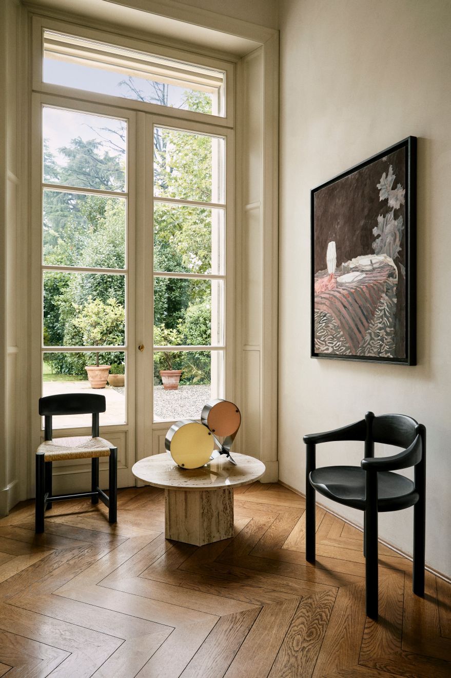 Daumiller Stuhl Kiefer schwarz Gubi